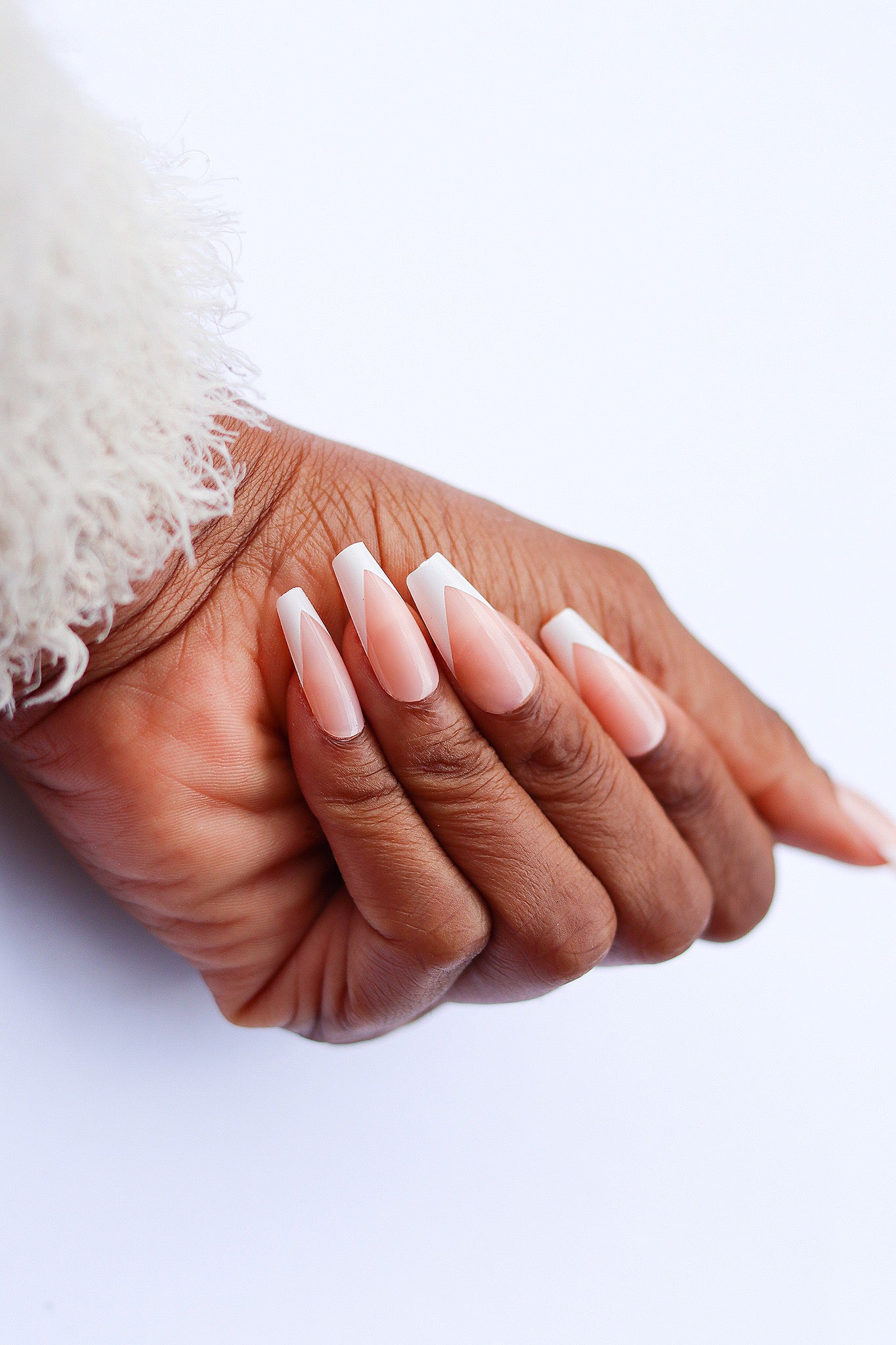 Nude French Press-on Nails